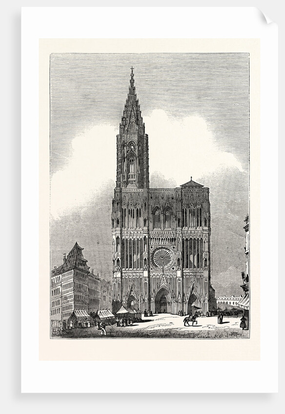 West Front of Strasburg Cathedral by Anonymous