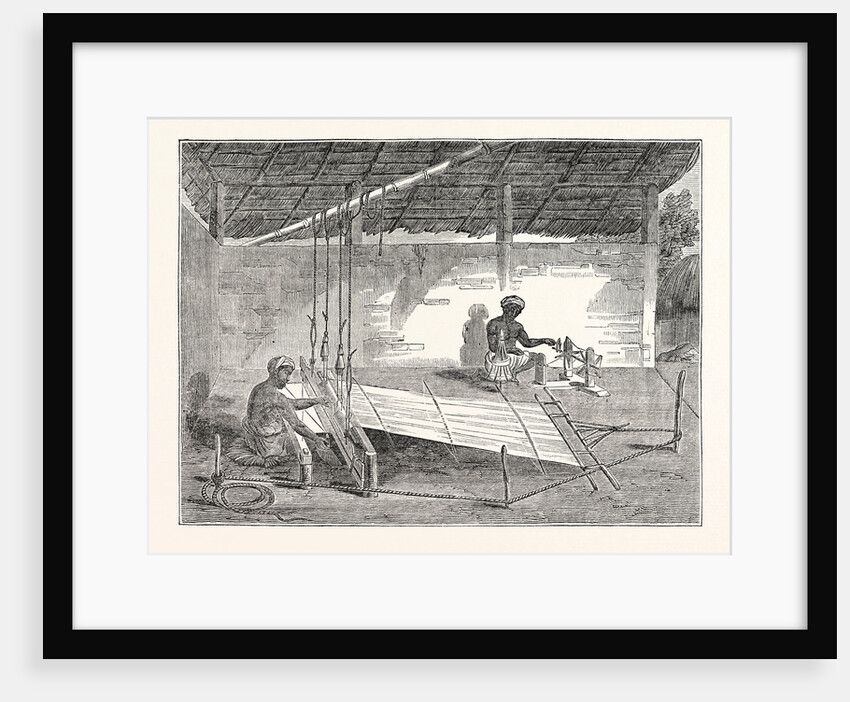 Weaving in Ceylon: Process of Weaving by the Cingalese by Anonymous