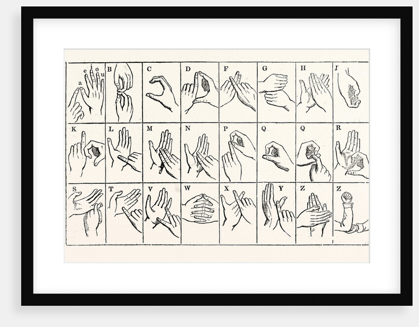 The Double-Handed Alphabet by Anonymous