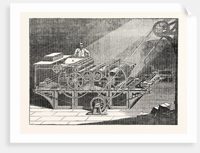 Applegath and Cowper's Printing Machine by Anonymous