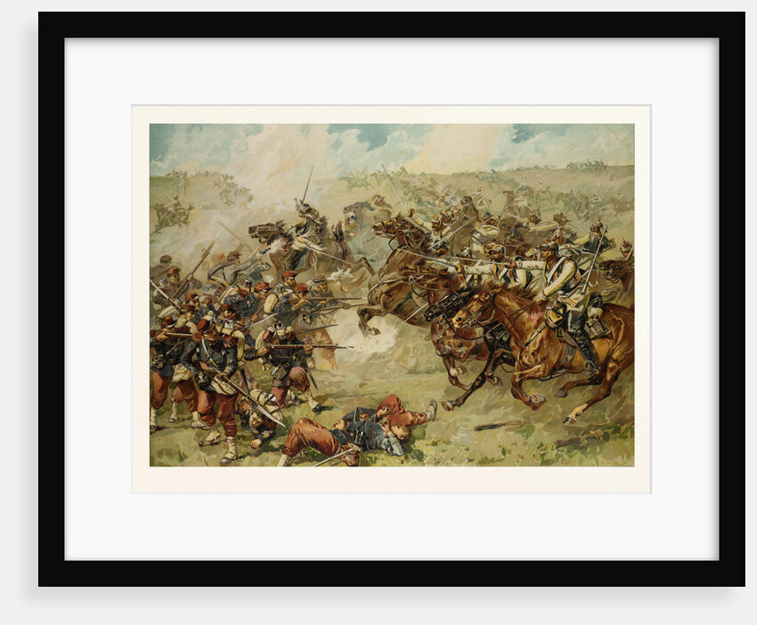 Cuirassier Attack (Bredow'sche Cavalry Brigade) Near Vionville-Mars-La-Tour, on the 6th of August 1870 by Anonymous