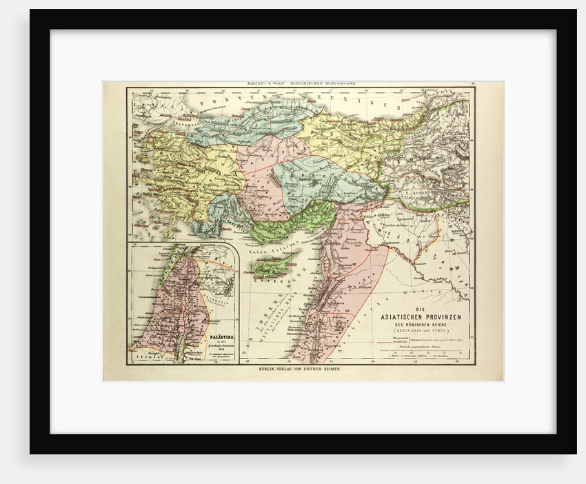 Map of the Asian Provinces of the Roman Empire (Small Asia and Syria) by Anonymous