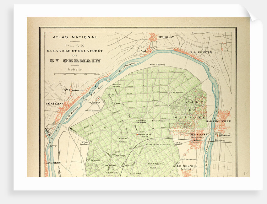Map of St. Germain by Anonymous