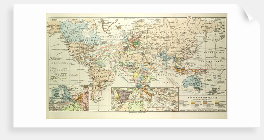 Old Map of the World by Anonymous