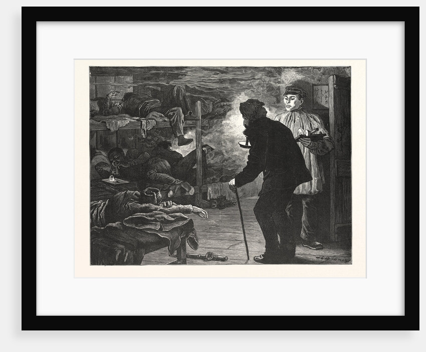 An Opium Den a Chinese City. China by Anonymous