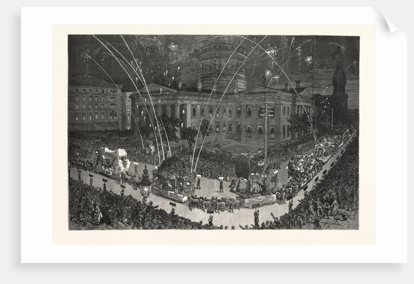 St. Louis Fair Procession the Veiled Prophets. from Sketches Photographs by John Scholten, St. Louis by Anonymous