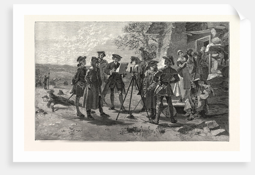 Laying Out Baltimore Town, January 12 1730 by Anonymous