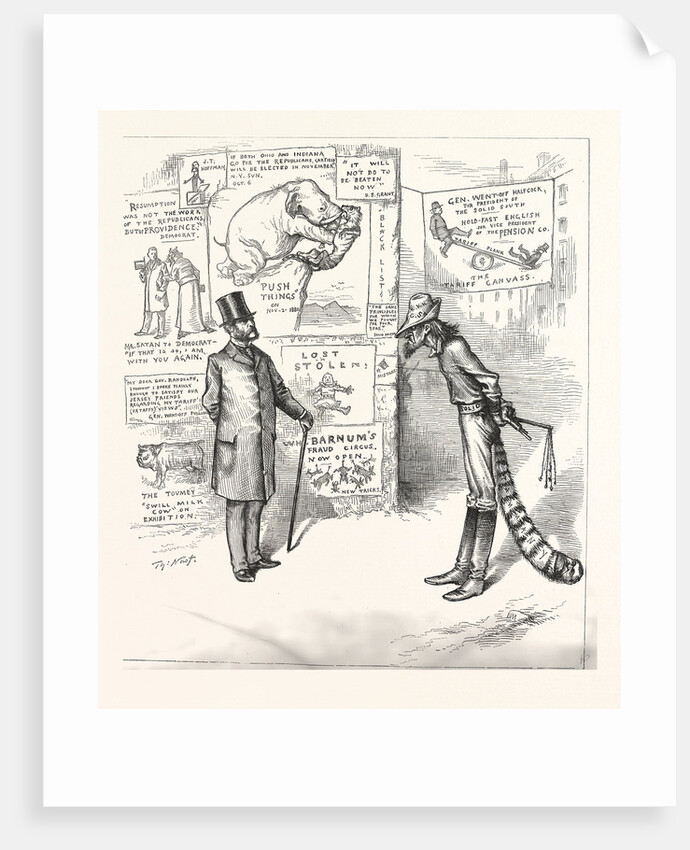 North Means Business. North to South. As Long As Defy Me a Solit Front, I Will Not Turn Back! by Anonymous