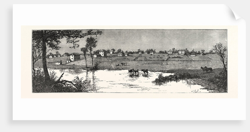 Melbourne, Sketch Made 1838, Australia by Anonymous