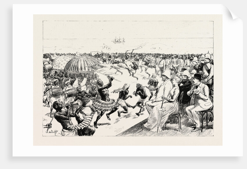 The Reception of Sir Baldwin Griffith, K.C.M.G., the New Governor of the Gold Coast, at Cape Coast Castle, Ghana by Anonymous