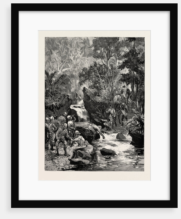 The Return of the Chin Lushai Expeditionary Force: A Welcome Drink after a Climb Down of Two Thousand Feet, Burma, India by Anonymous
