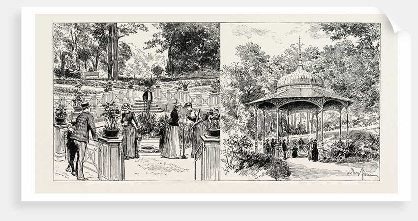 Bad Homburg Vor Der Hohe, Germany: The Stahl Spring, and the Louise Spring by Anonymous