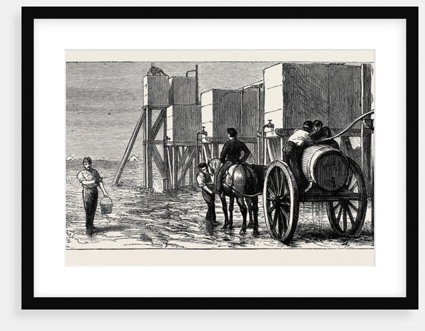 Sketches at the Autumn Manoeuvres: The Water Tanks on Race Course Down by Anonymous