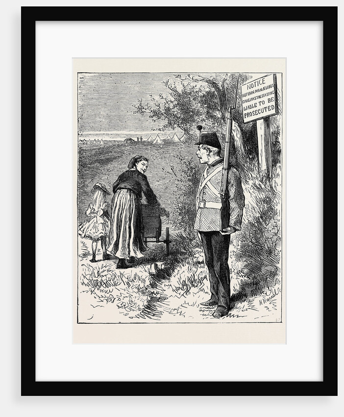 Sketches at the Autumn Manoeuvres: The Romance of War by Anonymous