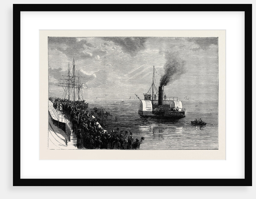 The Recent Attempt to Swim Across the Channel, the Start by Anonymous