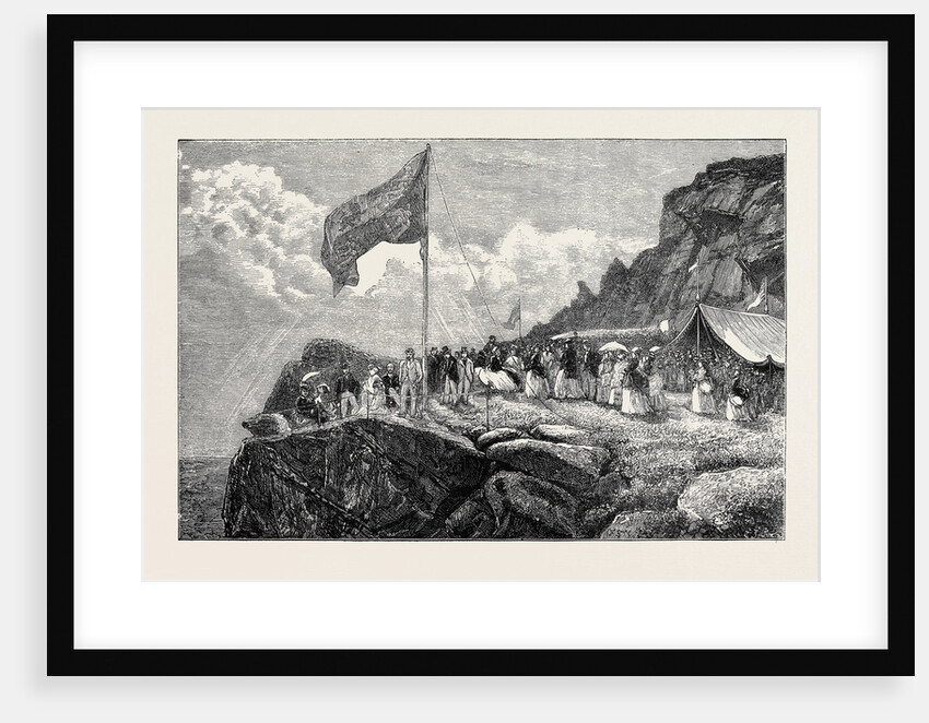 H.R.H. The Princess Mary of Cambridge Visiting the Roaches, Swythamley, Staffordshire by Anonymous