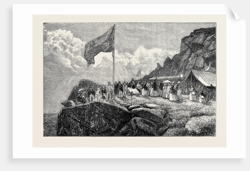 H.R.H. The Princess Mary of Cambridge Visiting the Roaches, Swythamley, Staffordshire by Anonymous