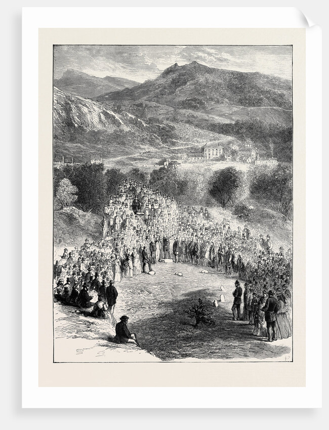 The Portmadoc Eisteddfod, Initiation of Sir W.W. Wynn As an Ovate at the Meeting of the Gorsedd Eyri by Anonymous