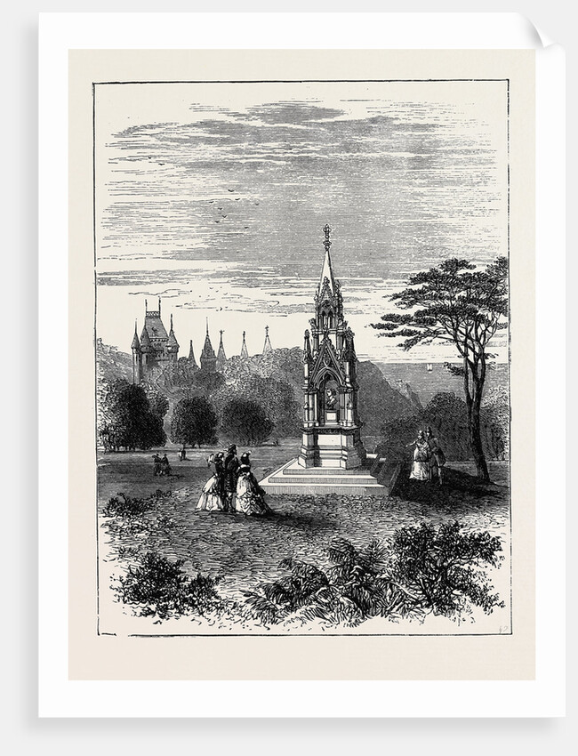 The Queen's Visit to Dunrobin: The Memorial to the Late Duchess of Sutherland by Anonymous