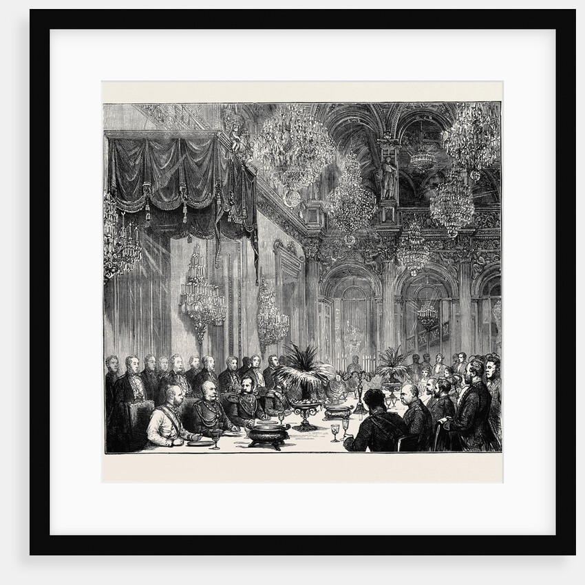 The Emperors at Berlin: Banquet to the Emperors in the White Hall of the Old Palace by Anonymous