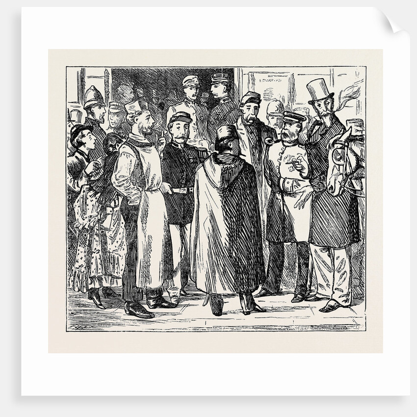 Our Foreign Critics at Shoeburyness: At the Station by Anonymous