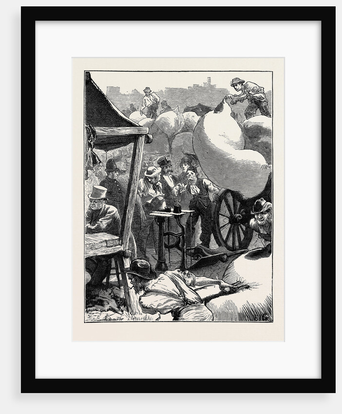 Sketches at a Northampton Wool Fair: Weighing-in by Anonymous