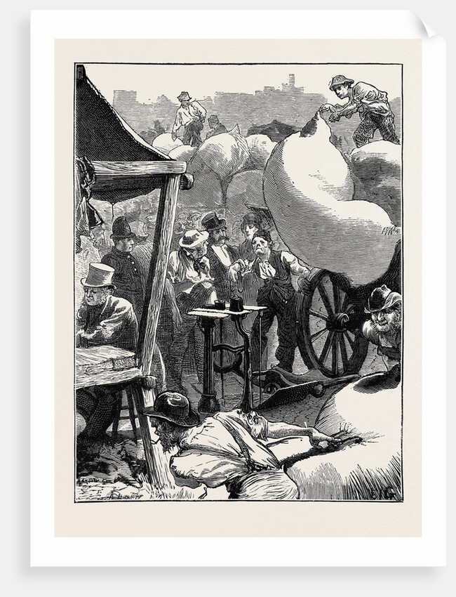 Sketches at a Northampton Wool Fair: Weighing-in by Anonymous