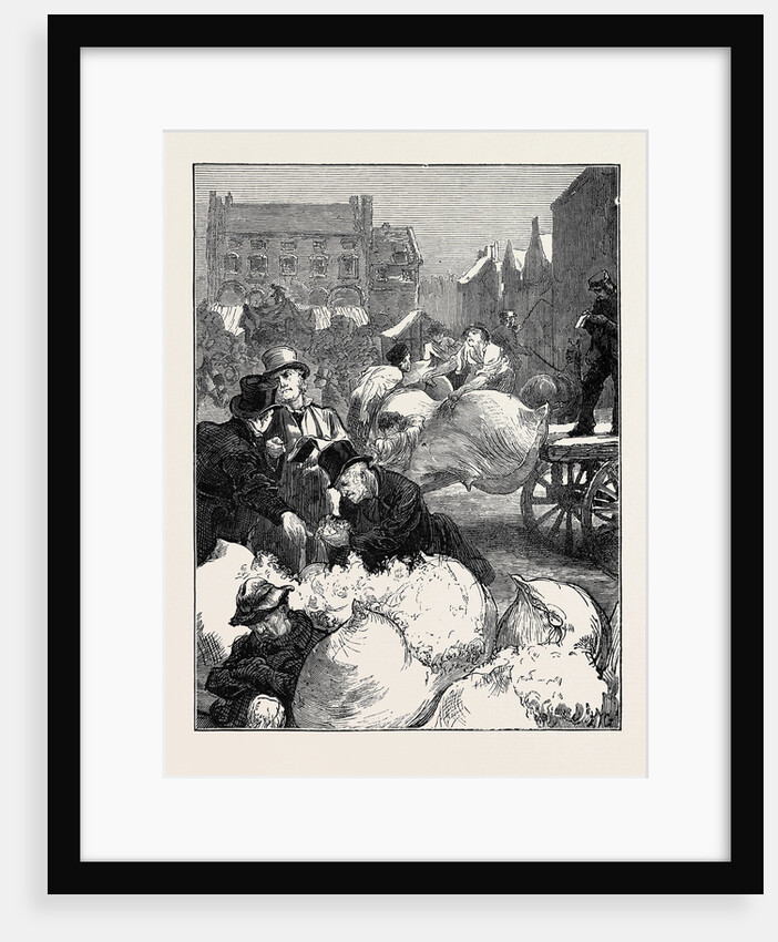 Sketches at a Northampton Wool Fair: Buying and Selling by Anonymous