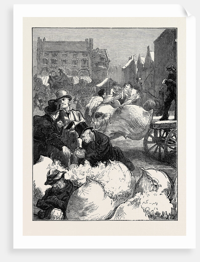 Sketches at a Northampton Wool Fair: Buying and Selling by Anonymous