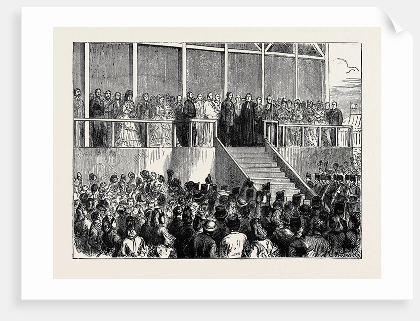 Prince Arthur at Leeds: The Prince Declaring Roundhay Park Open by Anonymous