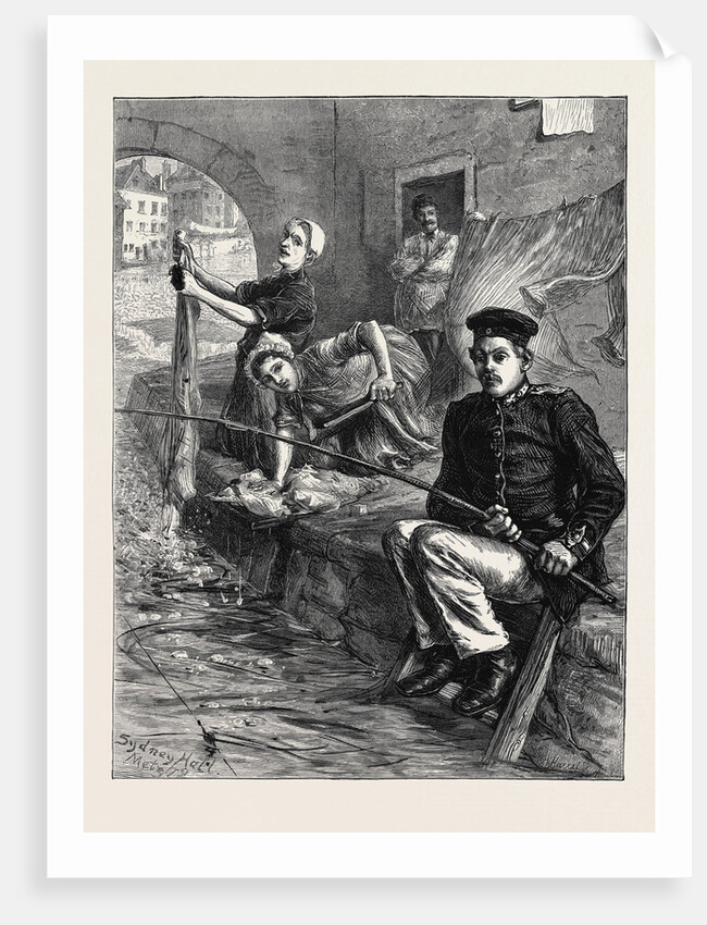 Over the Old Campaigning Ground, Fishing in Troubled Waters by Anonymous