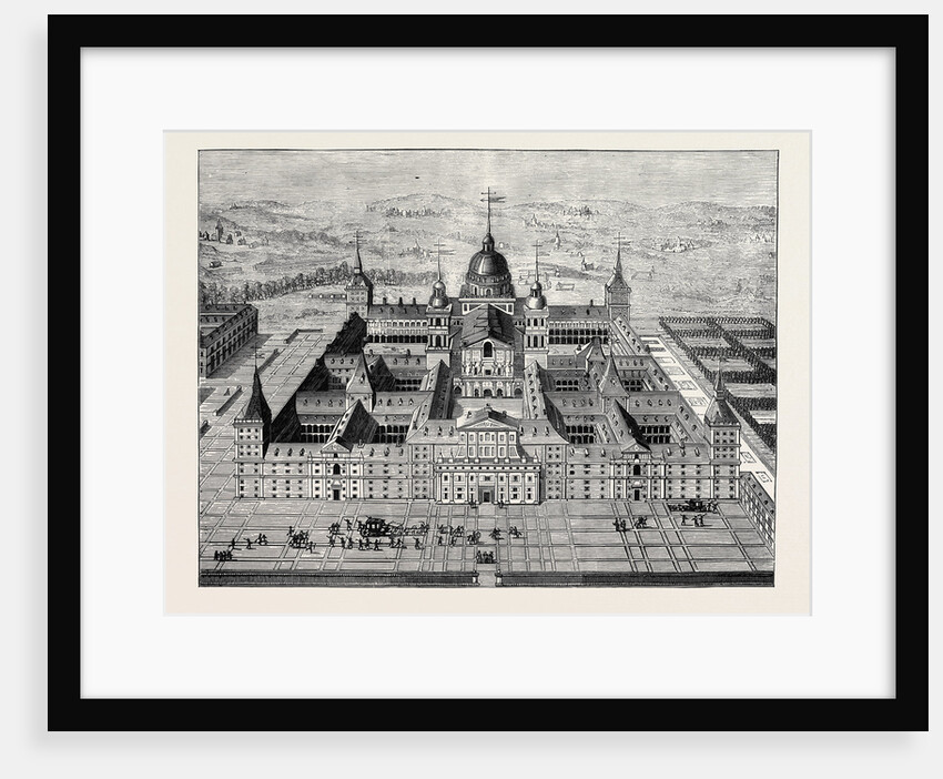 The Escurial Palace: Bird's-Eye-View of the Palace by Anonymous