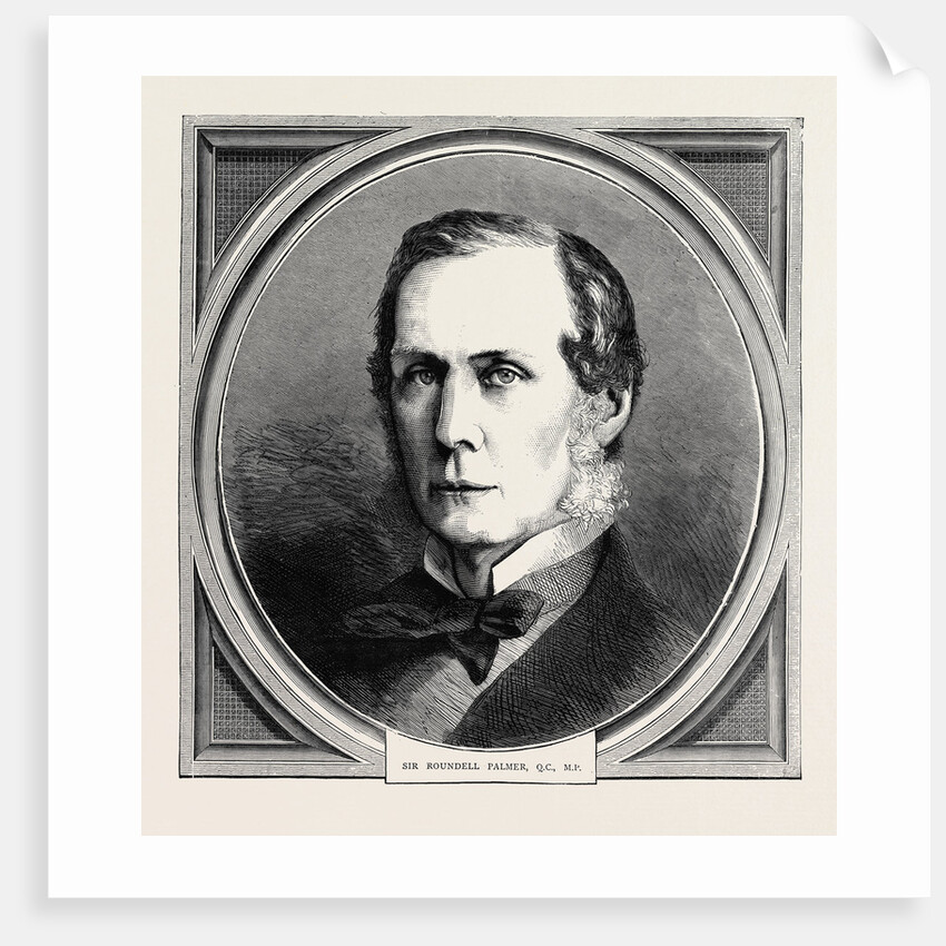 Sir Roundell Palmer, Q.C., M.P. by Anonymous