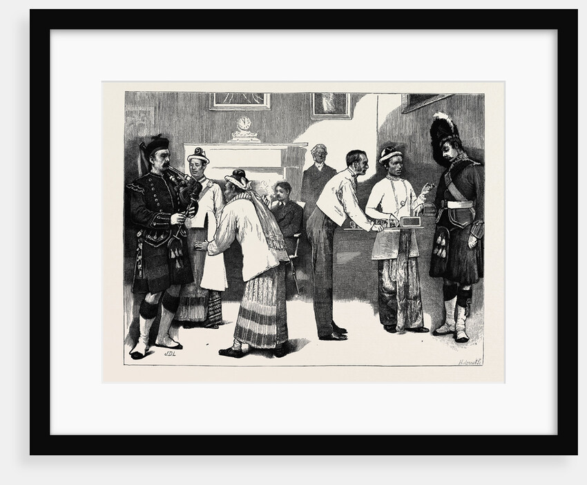 The Burmese Ambassadors at Edinburgh Castle by Anonymous