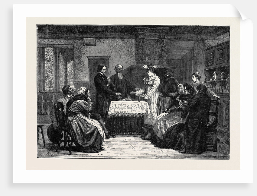 A Protestant Wedding in Alsace by Anonymous