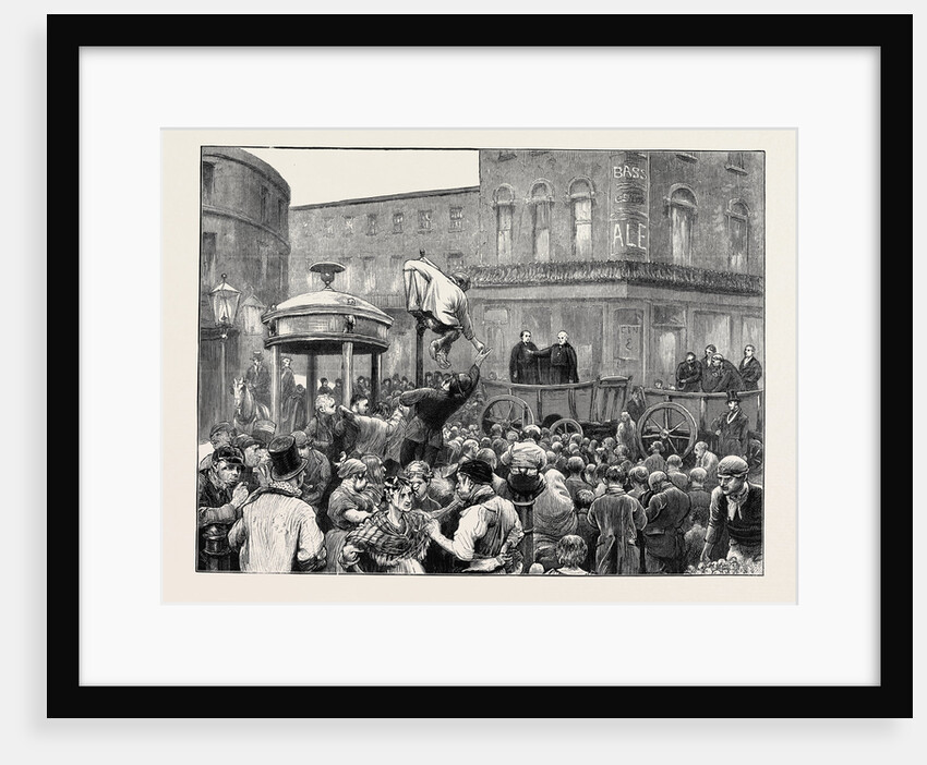 Archbishop Manning Administering the Pledge on Clerkenwell Green by Anonymous