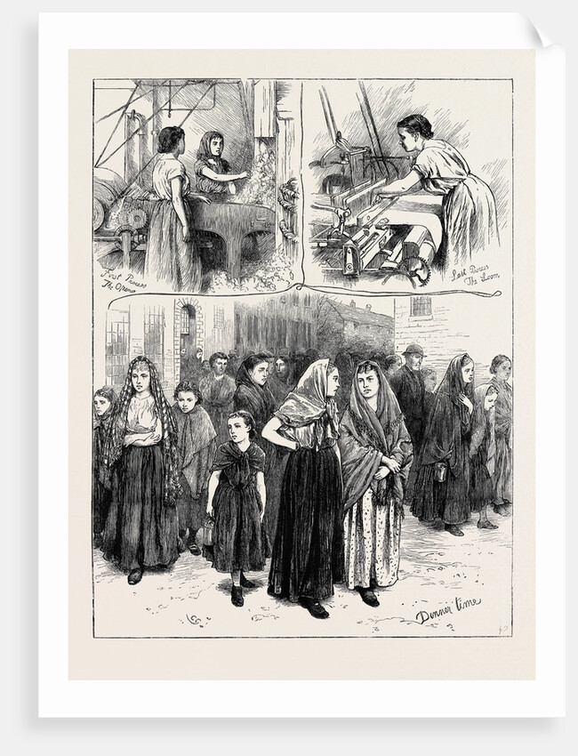 Sketches at a Manchester Cotton Factory by Anonymous