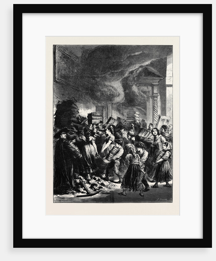 The Late Fire at the Escurial Palace: Rescuing Books from the Library by Anonymous