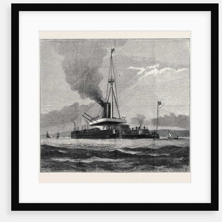 H.M.S. Devastation, Stern View, Showing the Cul-De-Sac Formed by Her Upper Deck by Anonymous