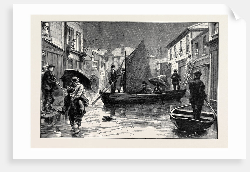 The Recent Floods: Scene at Northwich, Cheshire by Anonymous