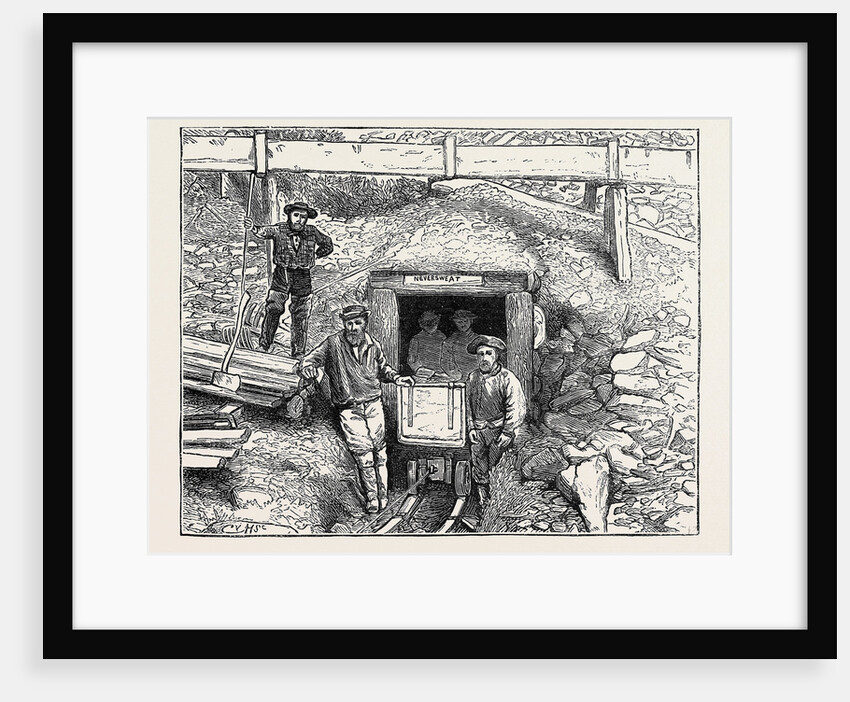 Mining Tunnel, Williams' Creek, Cariboo, British Columbia by Anonymous
