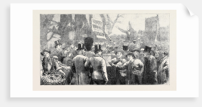 The Recent Fenian Demonstration in Hyde Park, London by Anonymous