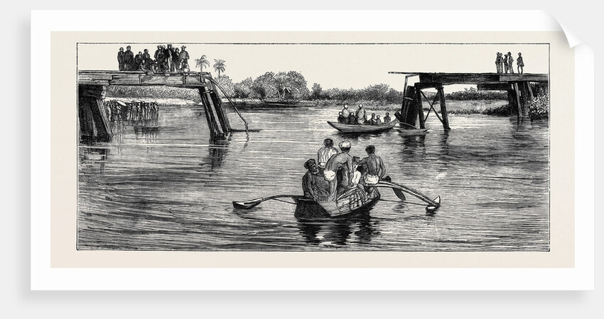 Scene of the Late Railway Accident at Colombo, Ceylon by Anonymous
