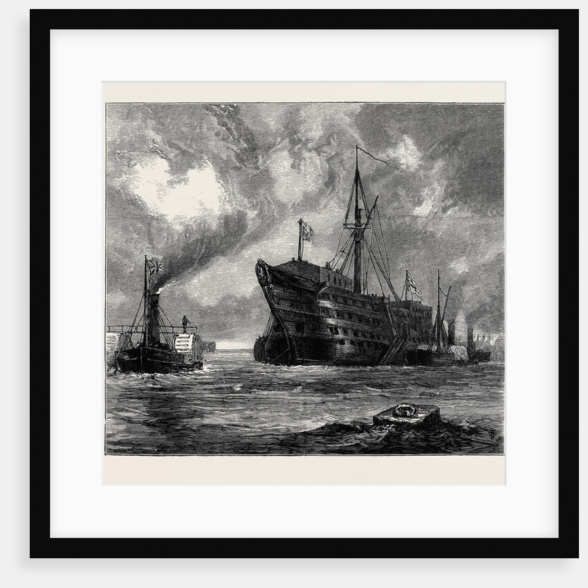 Towing the Dreadnought Hospital Ship to Her Last Berth by Anonymous