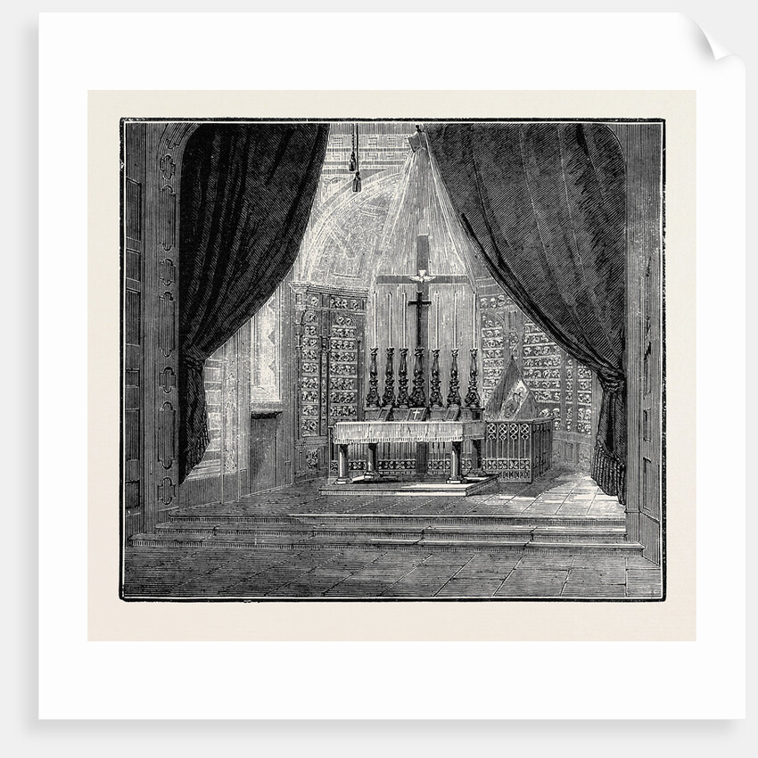 A Visit to the Battlefield of Solferino: High Altar in the Ossuary, Solferino by Anonymous