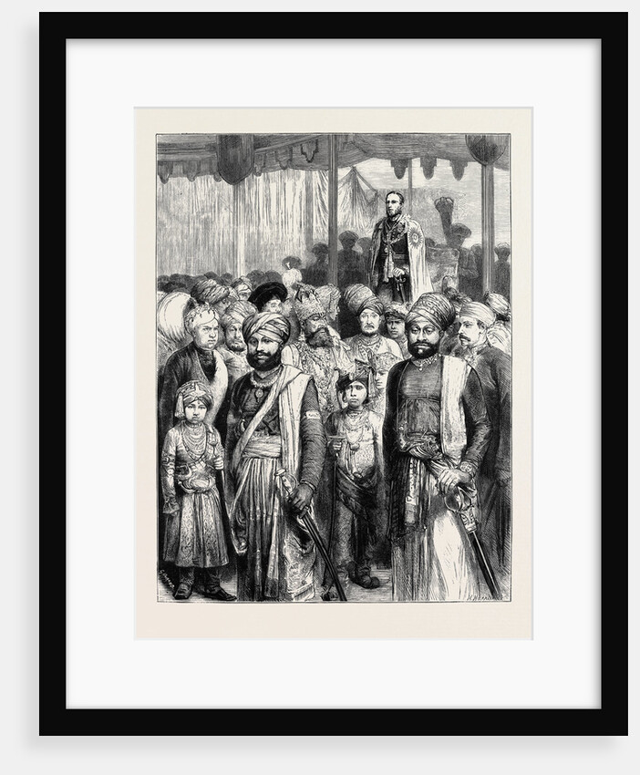 The Grand Durbar at Bombay: The Viceroy of India and a Group of Native Princes by Anonymous