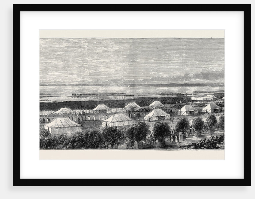 The Grand Durbar at Bombay: The Investiture Procession and General View of the Tents by Anonymous