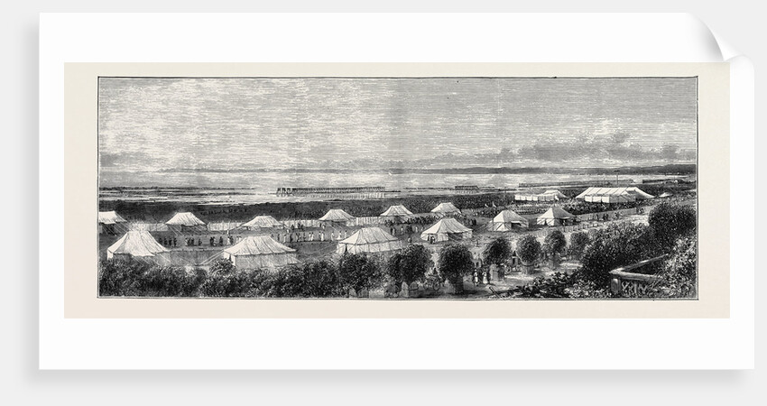 The Grand Durbar at Bombay: The Investiture Procession and General View of the Tents by Anonymous