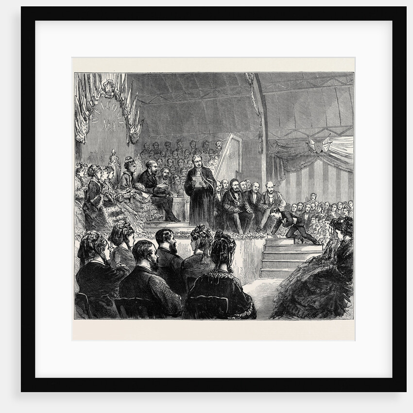 The Prince and Princess of Wales at Derby: The Presentation of Prizes at Derby Grammar School by Anonymous