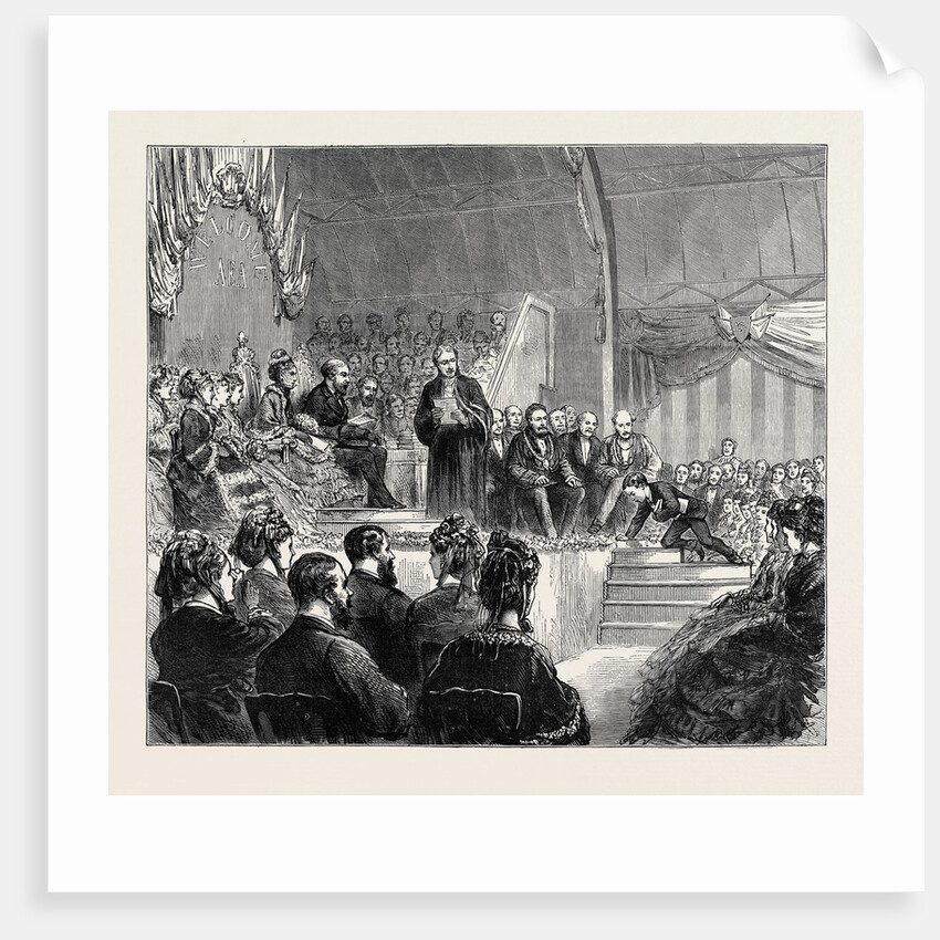 The Prince and Princess of Wales at Derby: The Presentation of Prizes at Derby Grammar School by Anonymous